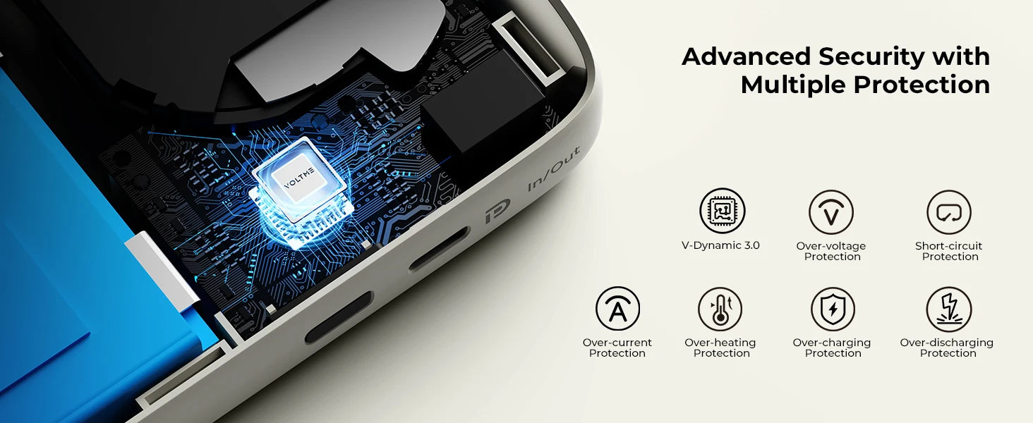 VOLTME Hypercore 10K Rollz Lite 10000mAh Portable Power Bank