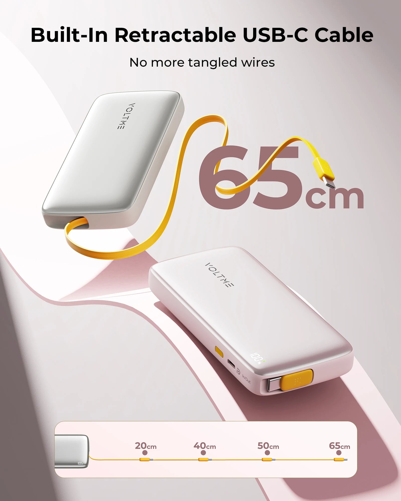 VOLTME Hypercore 10K Rollz Lite 10000mAh Portable Power Bank