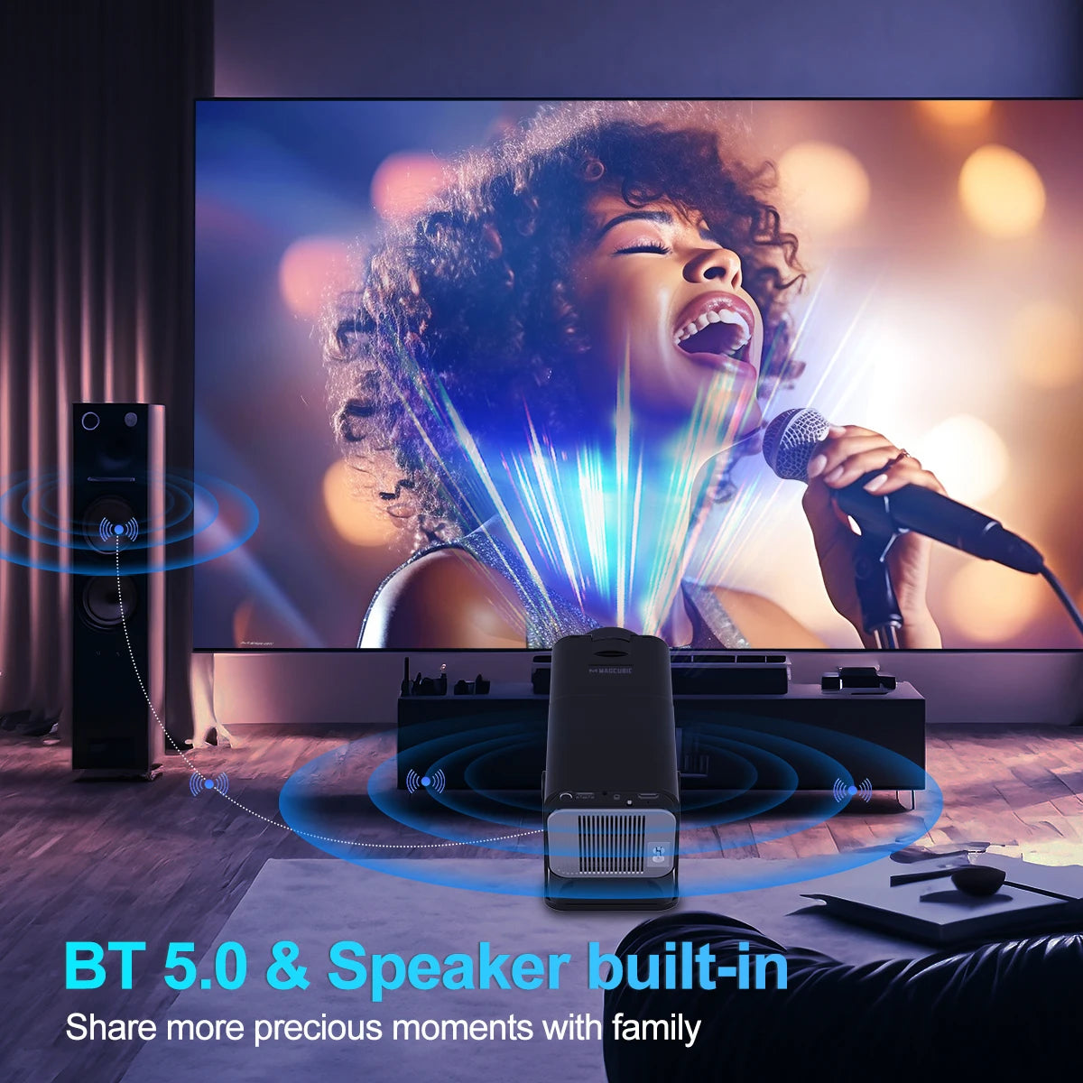 MAGCUBIC HY320 Portable Home Cinema Projector