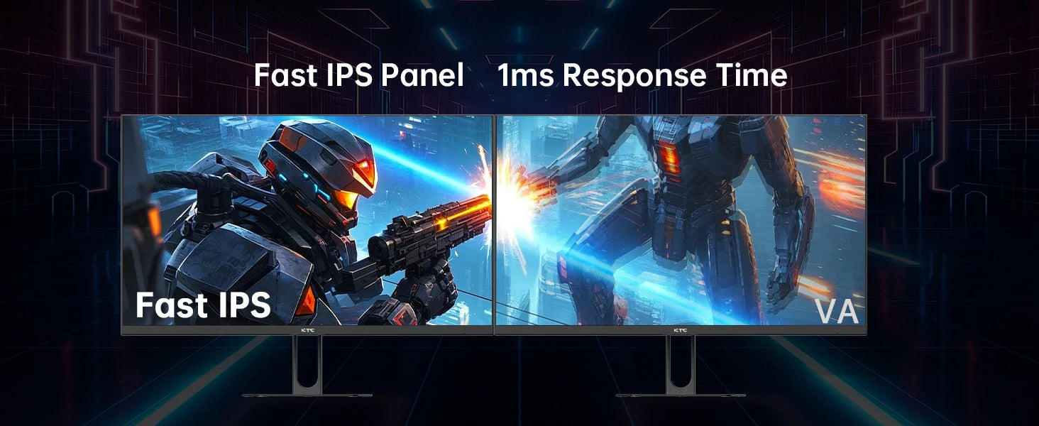 KTC 27" 210Hz 2K QHD Gaming Monitor - Black