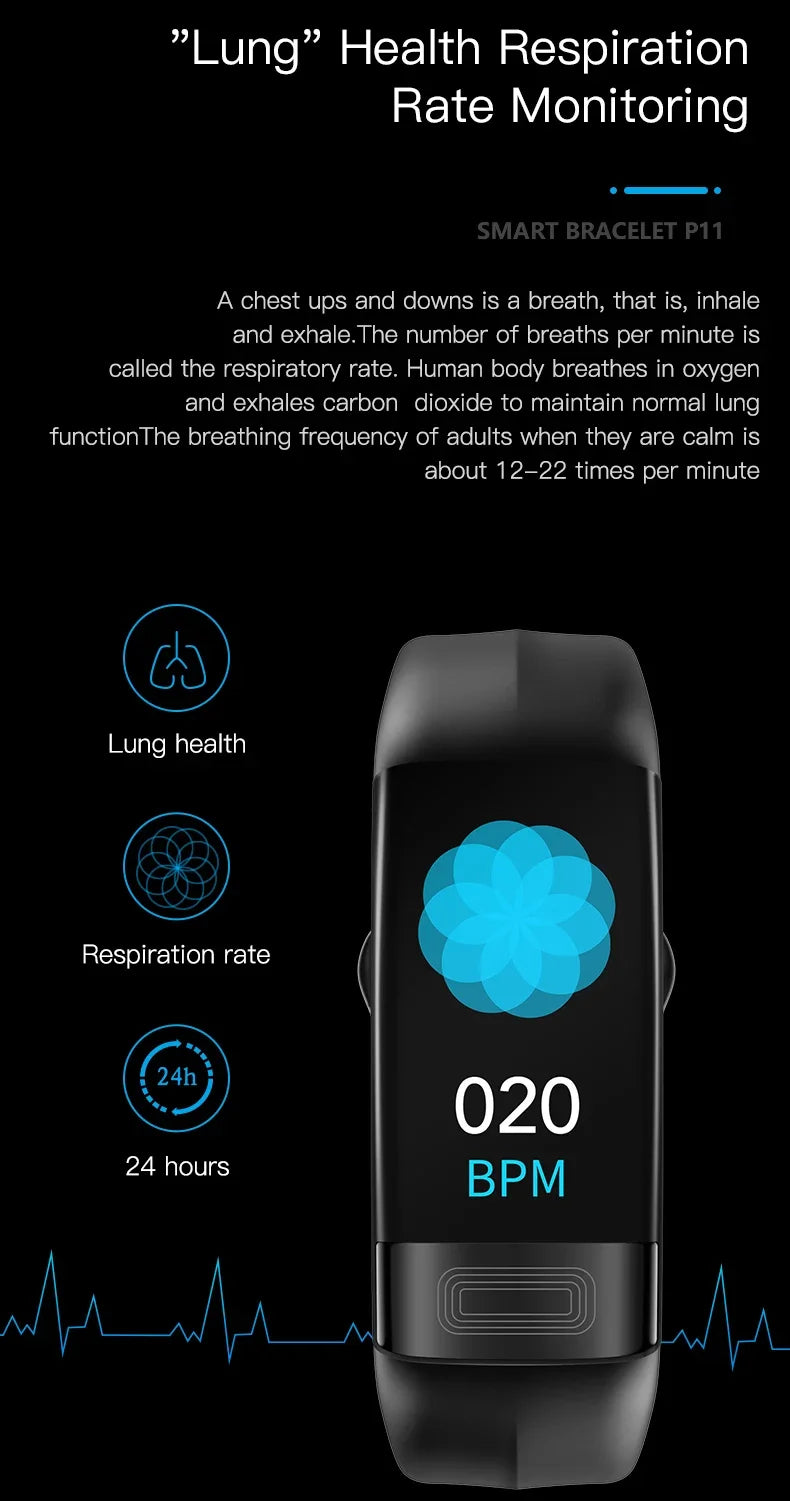 EFFEOKKI P11 Plus Smart Fitness Tracker
