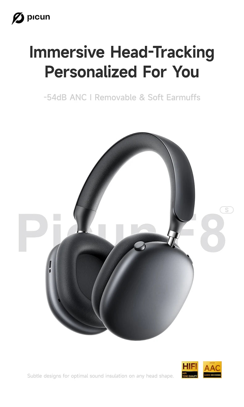 PICUN F8S ANC Bluetooth Wireless Headphones