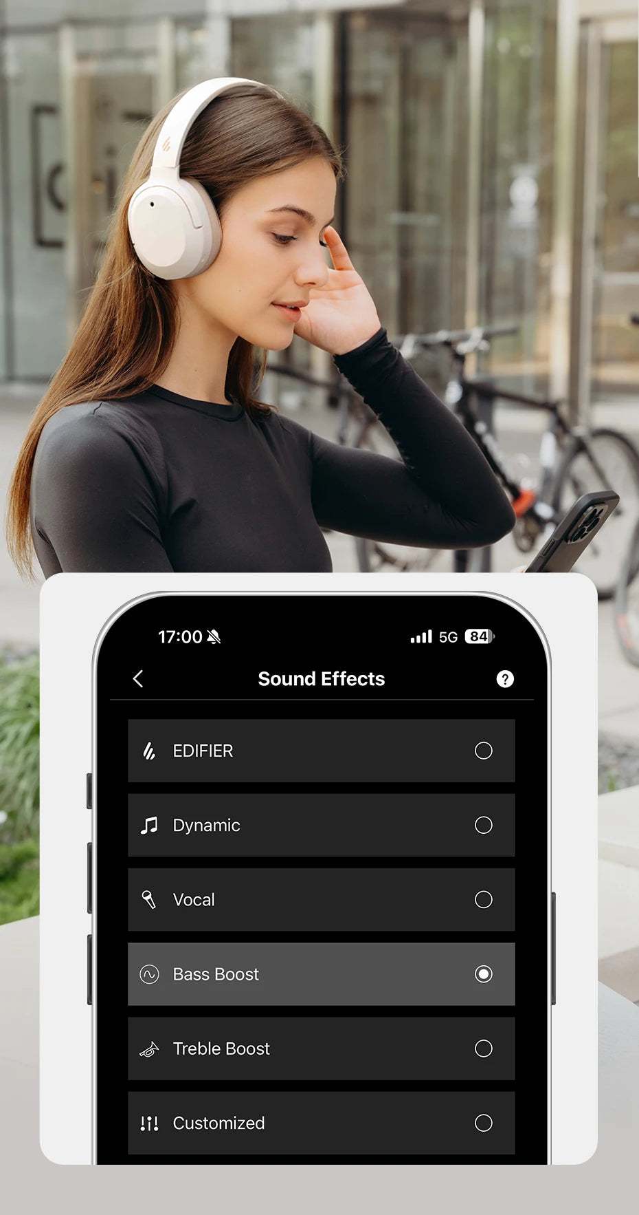 EDIFIER W820NB Plus Noise Cancelling Bluetooth Wireless Headphones