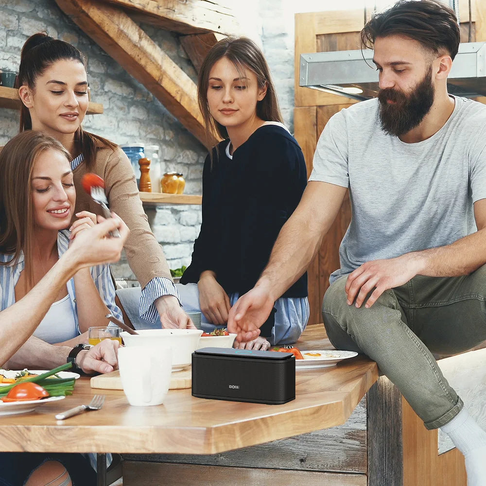DOSS SoundBox Touch Portable Bluetooth Wireless Speaker