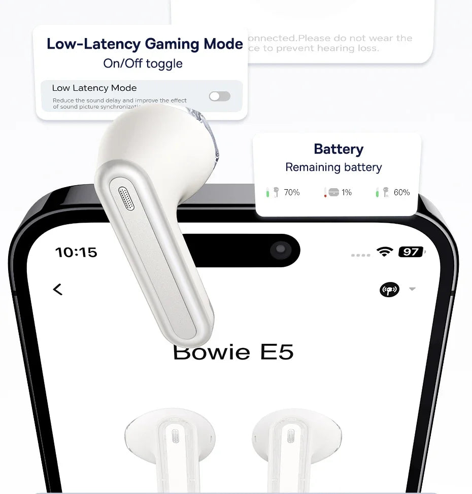 BASEUS Bowie E5 TWS Bluetooth Wireless Earphones