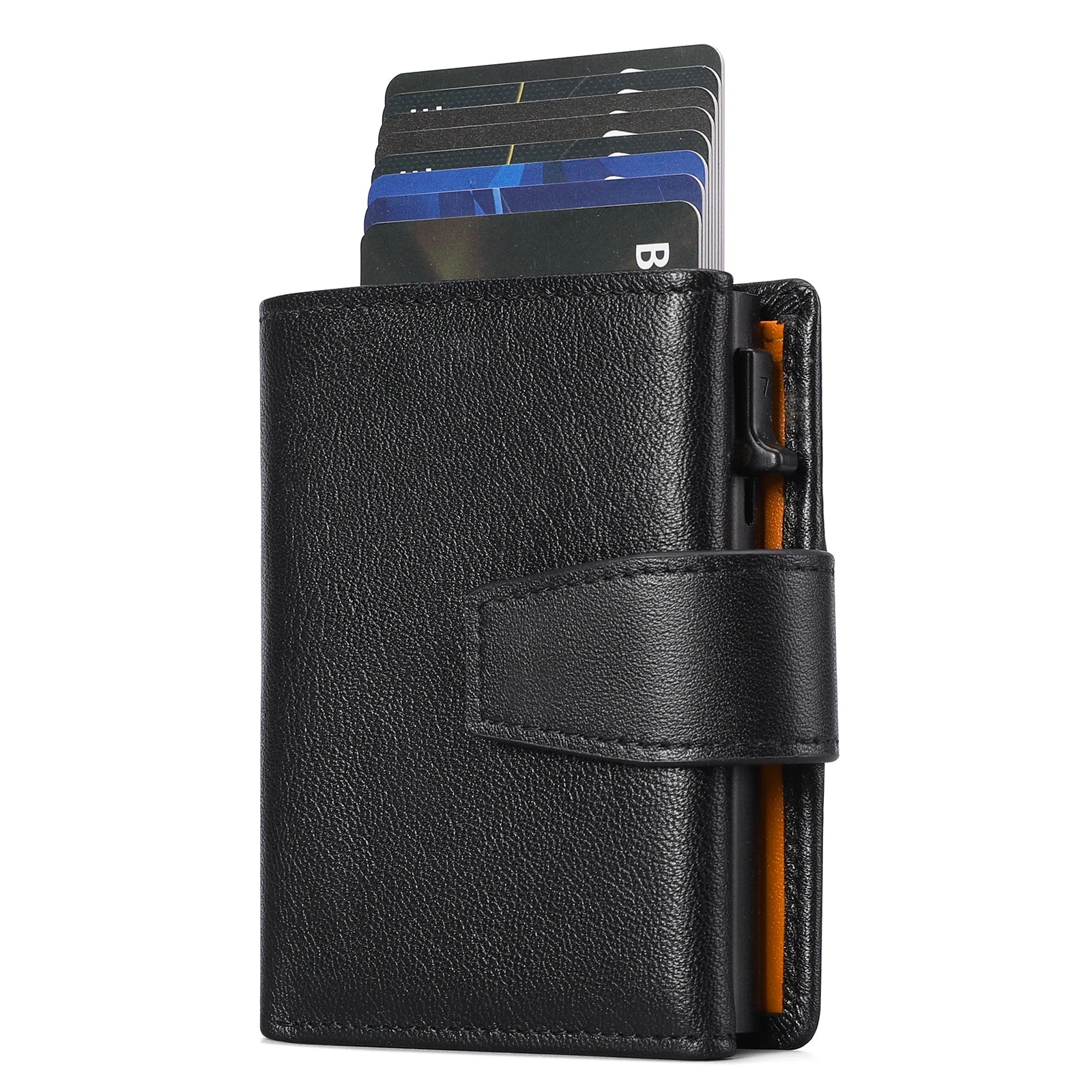SENDEFN Genuine Leather Smart Wallet with RFID Blocking
