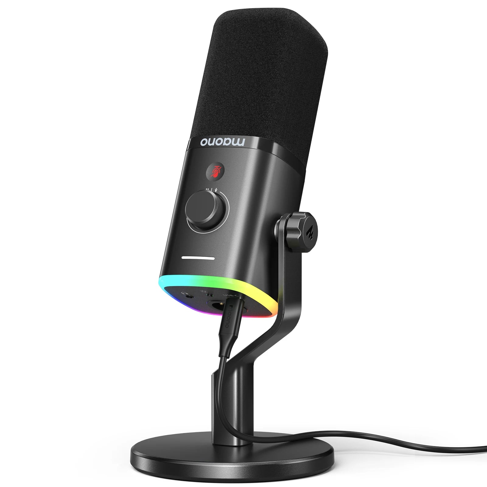 MAONO PD100X Dynamic Streaming Microphone & Stand