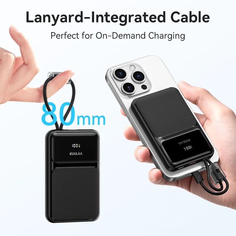 KUULAA 22.5W 10000mAh Quick Charging Portable Charger and Power Bank