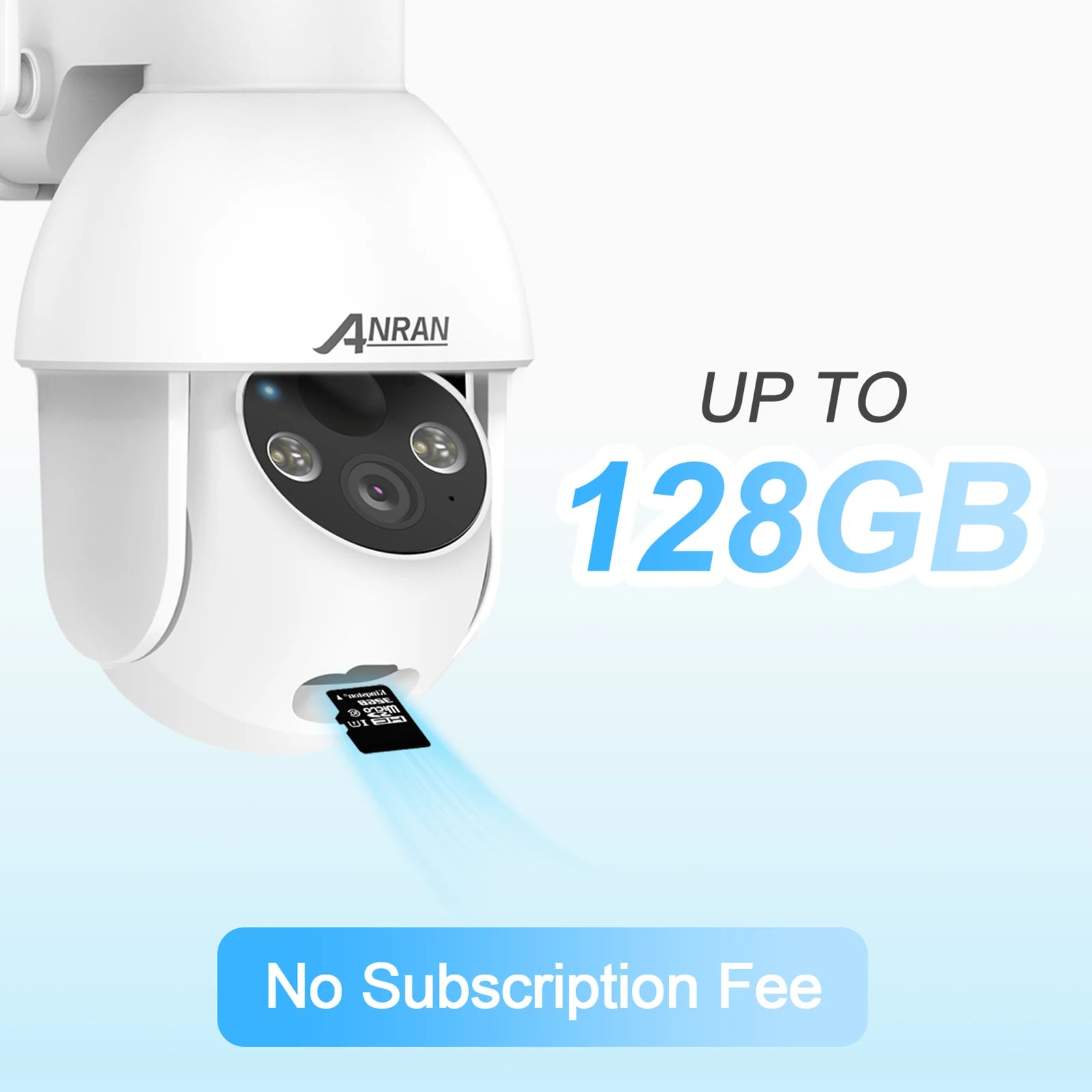 ANRAN 5MP Solar Powered WiFi Smart Home Security Camera