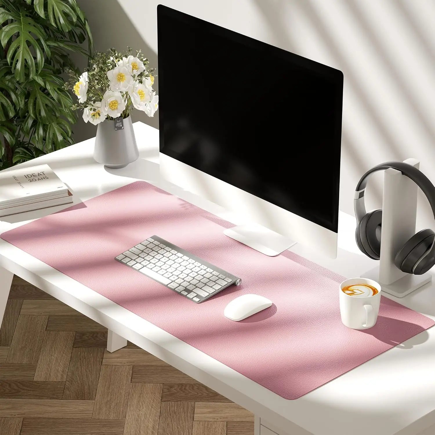 YSAGi Non-Slip PU Leather Desk Mat