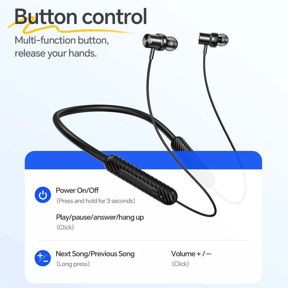HOCO ES70 Neckband Bluetooth Wireless Earbuds