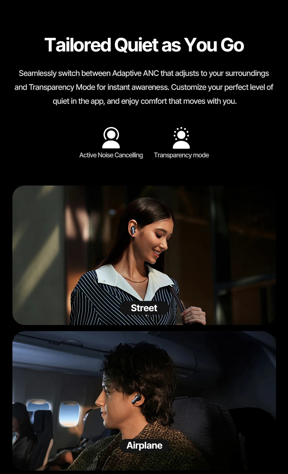 BASEUS Inspire XP1 Active Noise Cancelling Bluetooth Wireless Earbuds