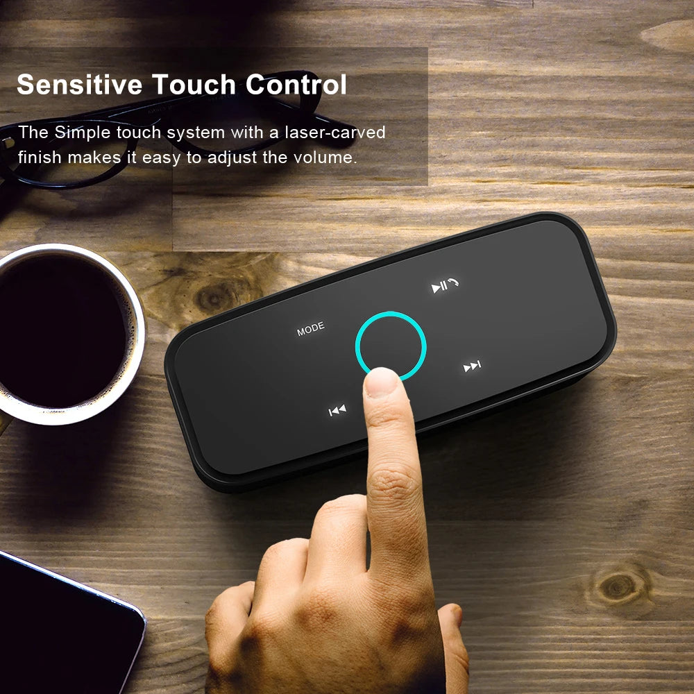 DOSS SoundBox Touch Portable Bluetooth Wireless Speaker
