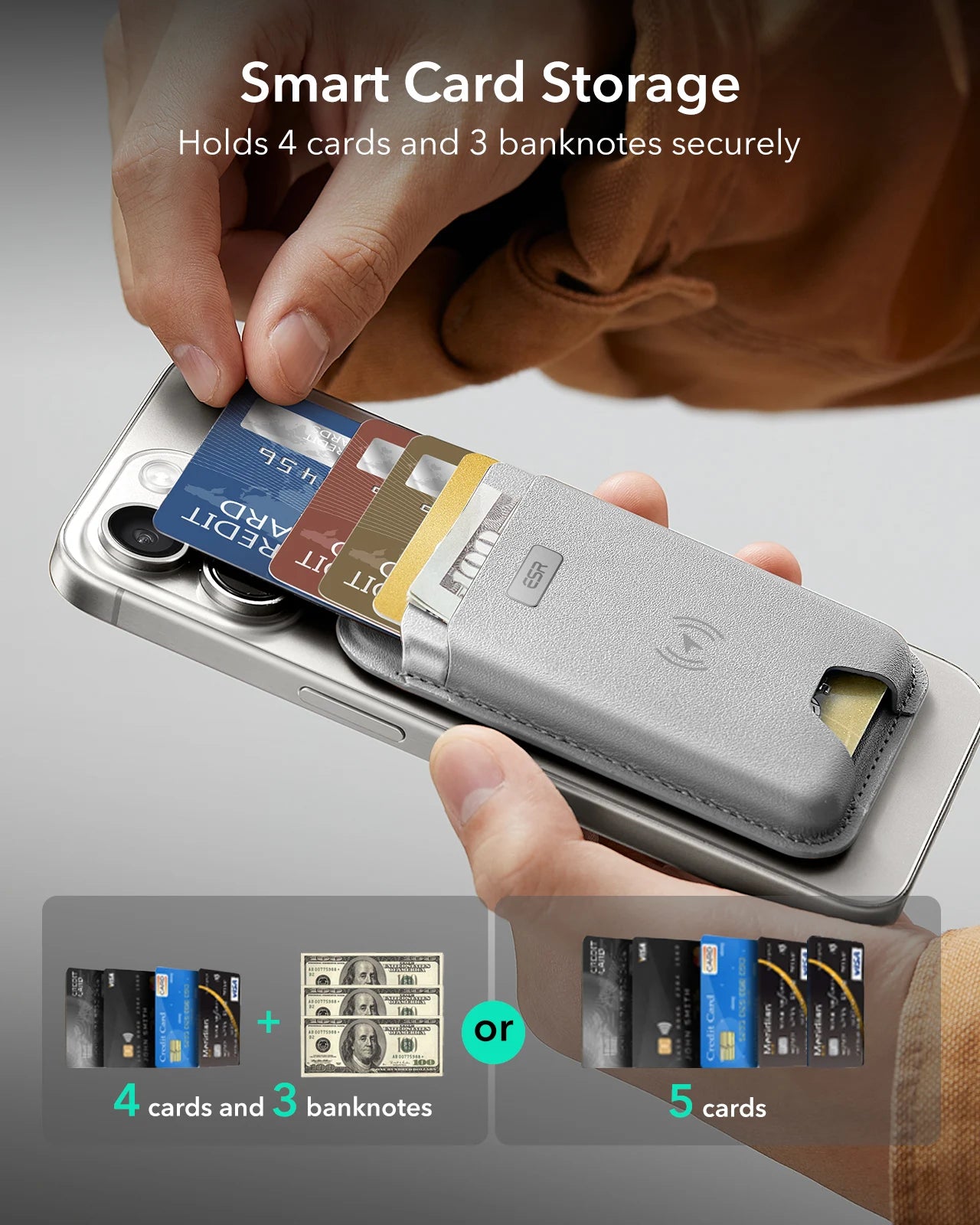 ESR MagSafe® Wallet and Smart Tracker for Apple iPhone