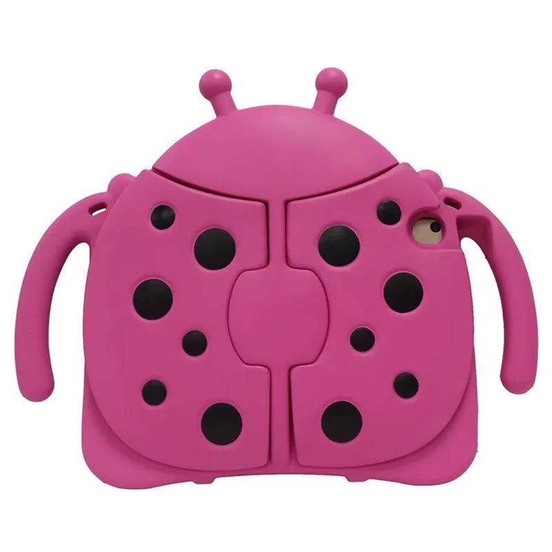 Lady Bug Cartoon Shockproof and Protective iPad Case for Kids