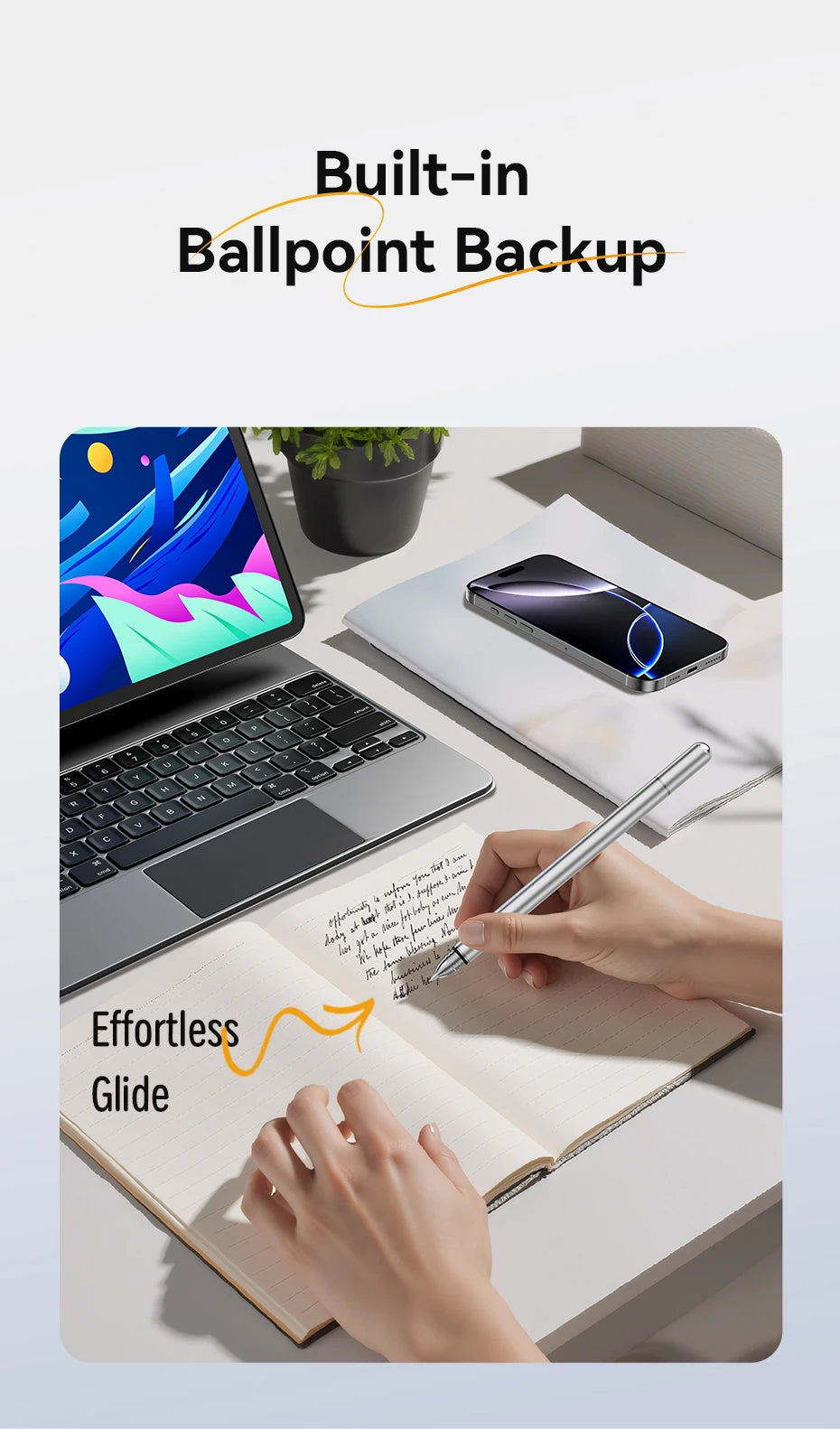 VENTION 2in1 Stylus Pen for Apple iPad