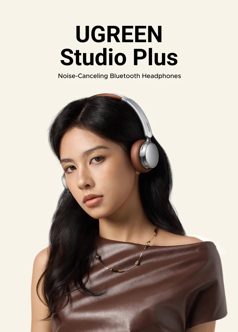 UGREEN Studio Plus Noise Cancelling Bluetooth Wireless Headphones