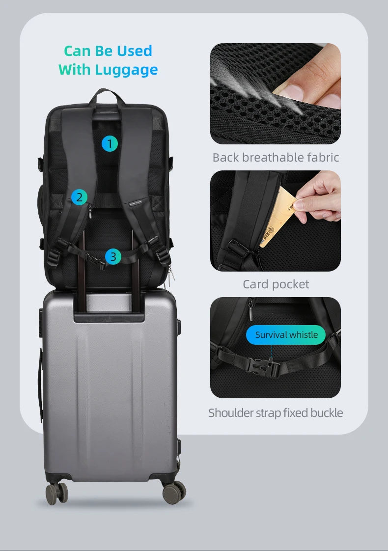 MARK RYDEN MR8057 Expansion Business Travel Backpack