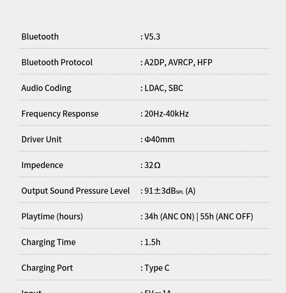 EDIFIER WH950NB ANC Bluetooth Wireless Headphones