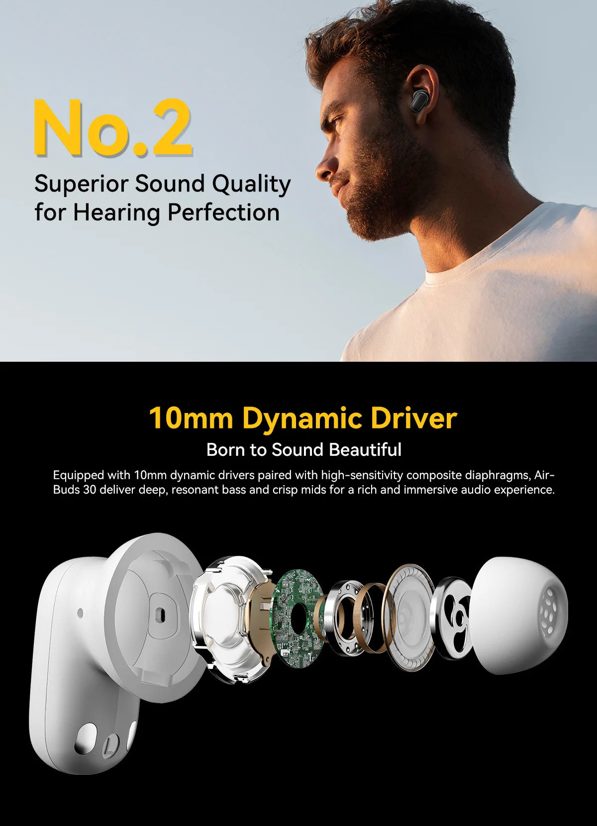 BLACKVIEW AirBuds 30 TWS Bluetooth Wireless Headphones