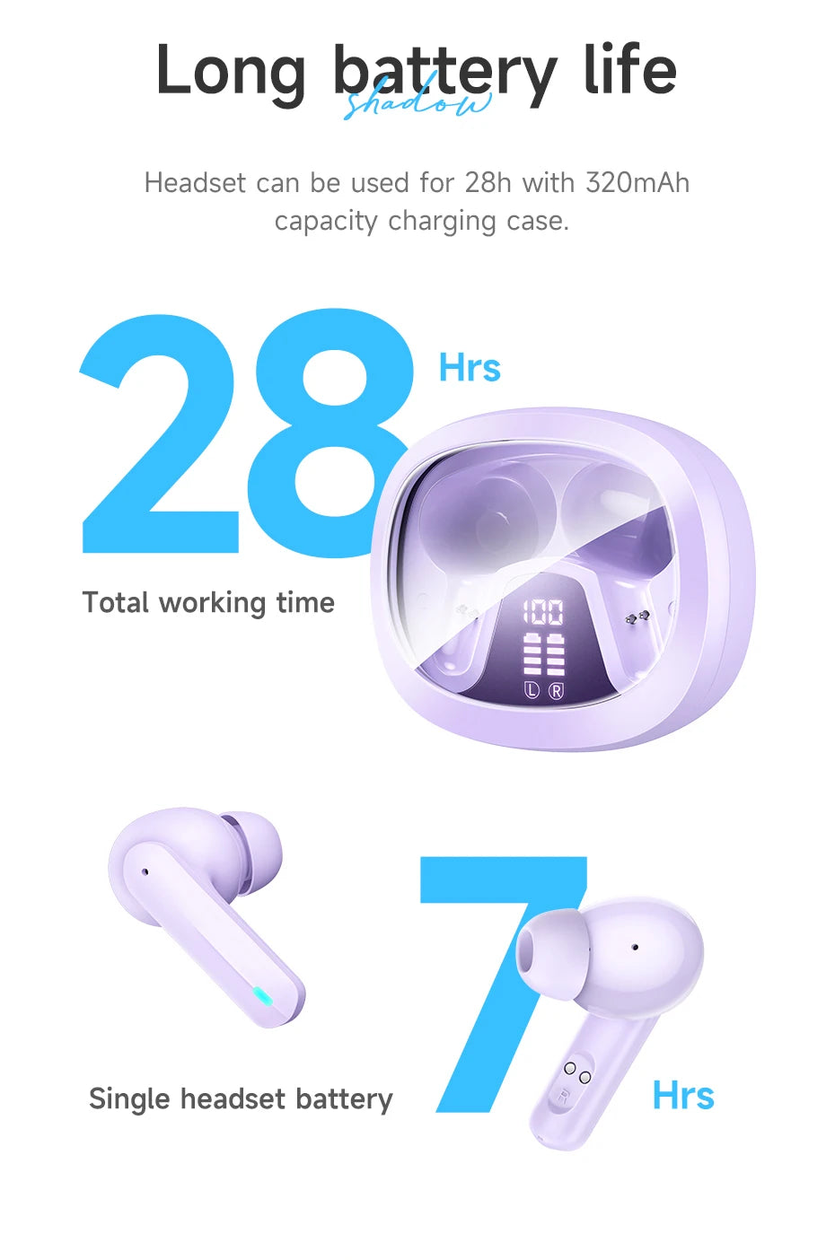 HOCO EQ6 Bluetooth Wireless Earbuds