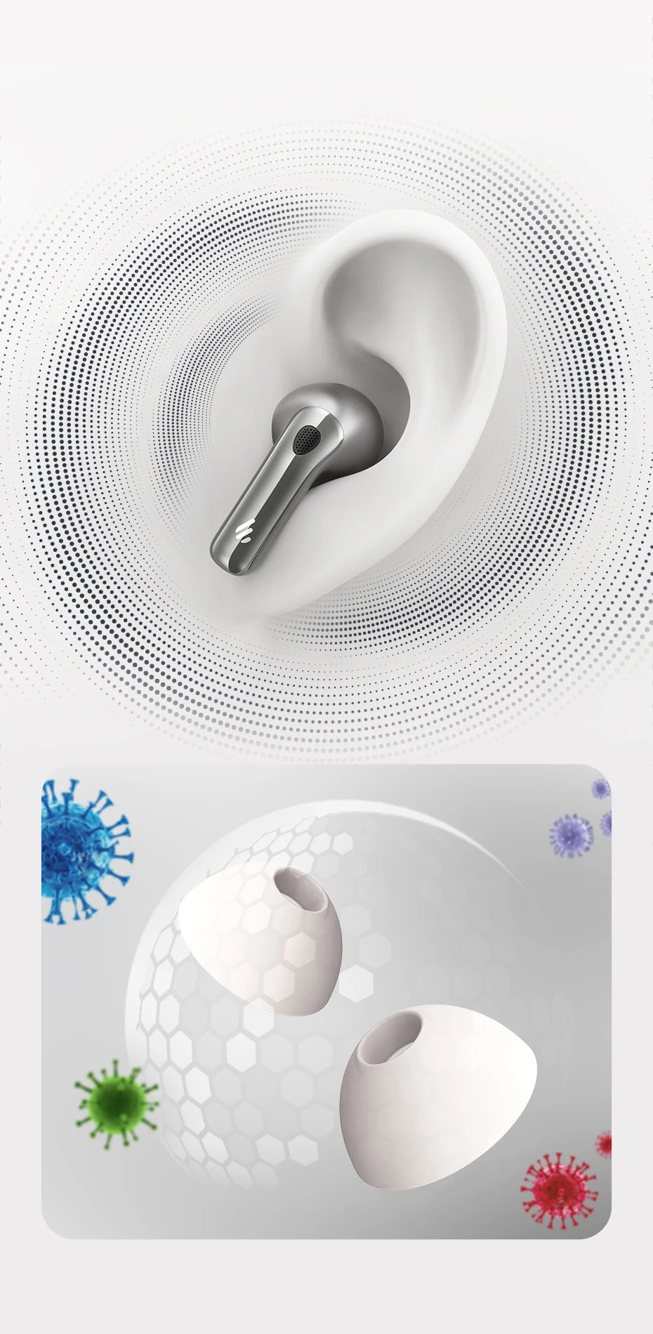 EDIFIER Evobuds Pro Noise Cancelling Bluetooth Wireless Earbuds