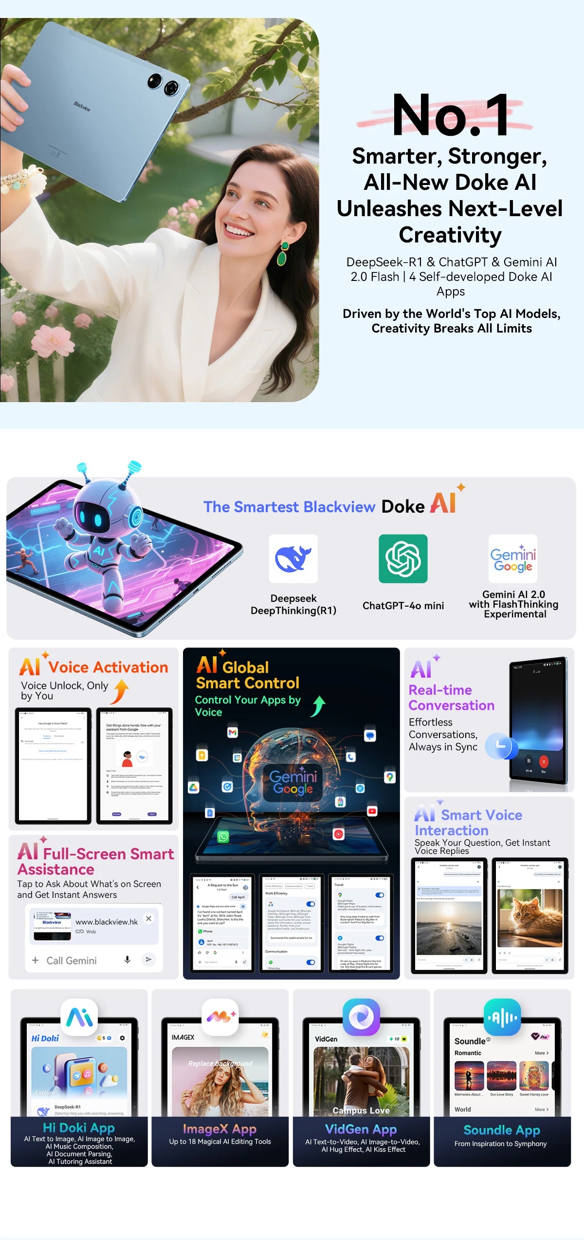 BLACKVIEW Mega 3 12.1" FHD 4G Android Tablet - 256GB