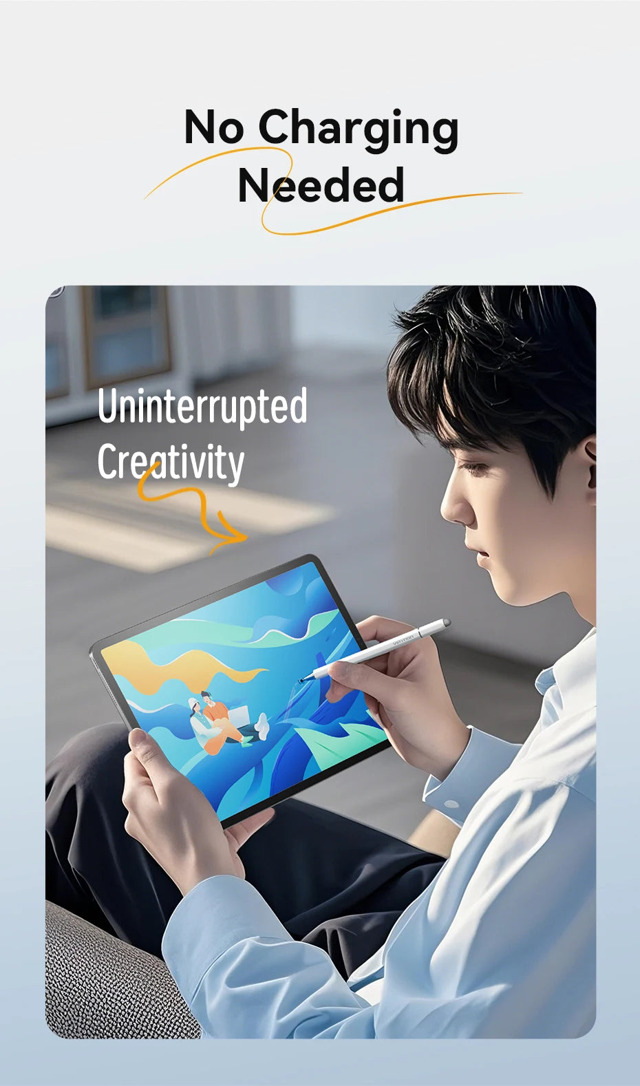 VENTION 3in1 Magnetic Stylus Pen for Apple iPad