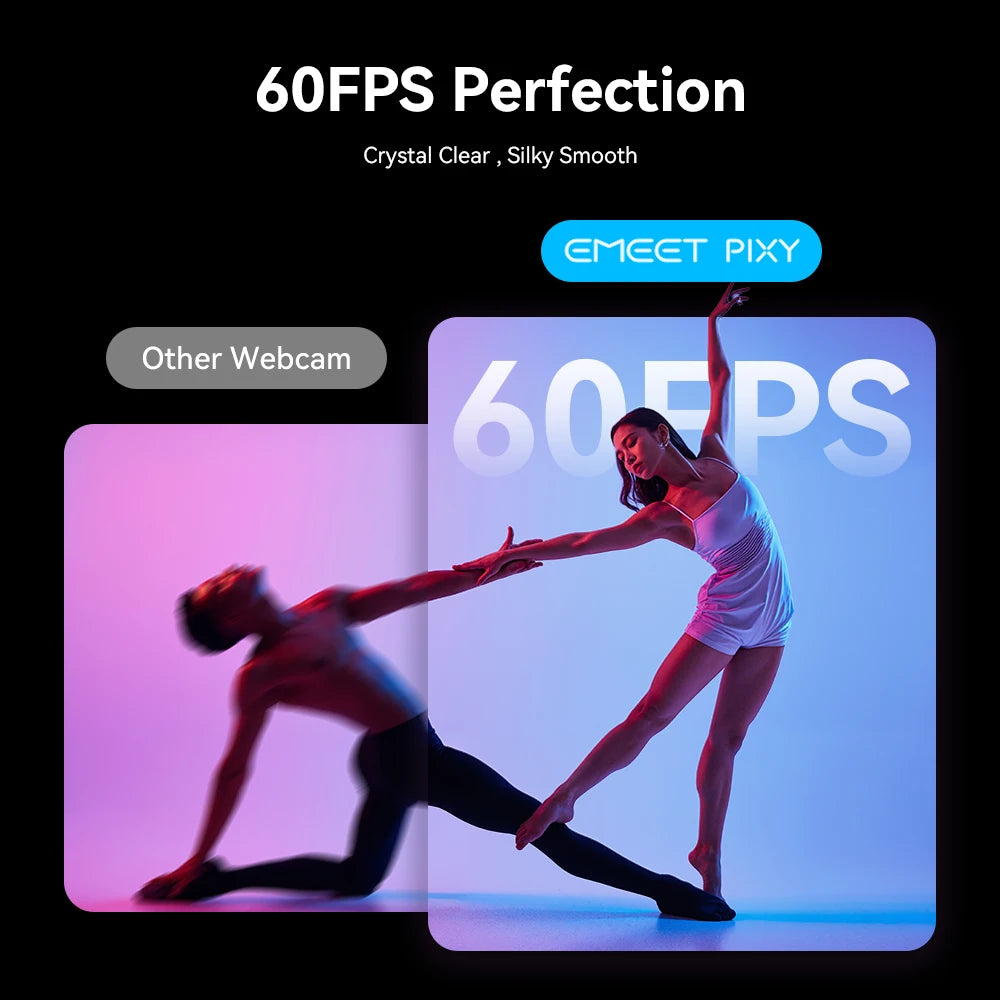 EMEET PIXY 4K Dual-Lense AI Tracking Streaming Webcam