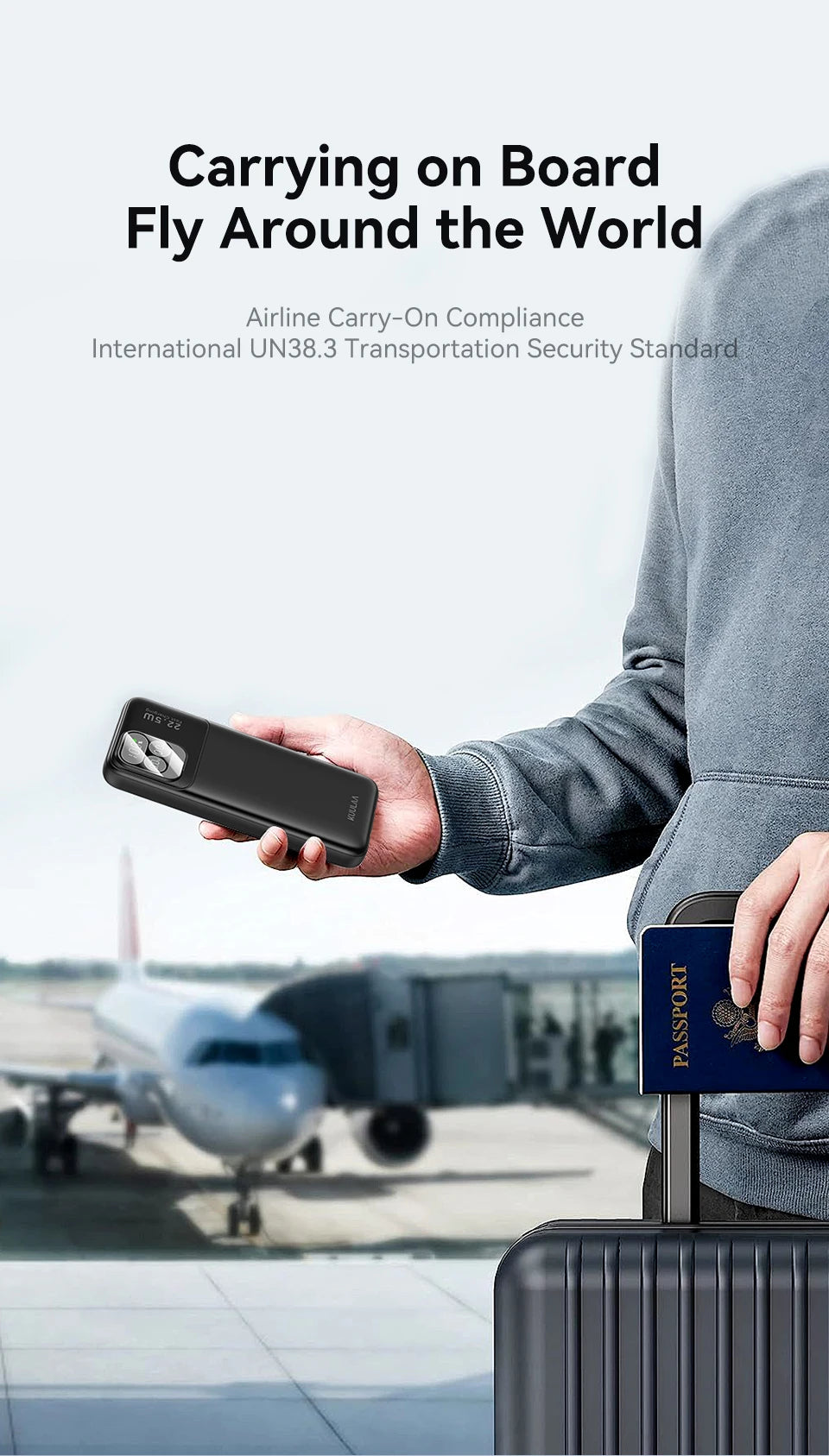 KUULAA 22.5W 10000mAh Fast Charging Portable Charger and Power Bank