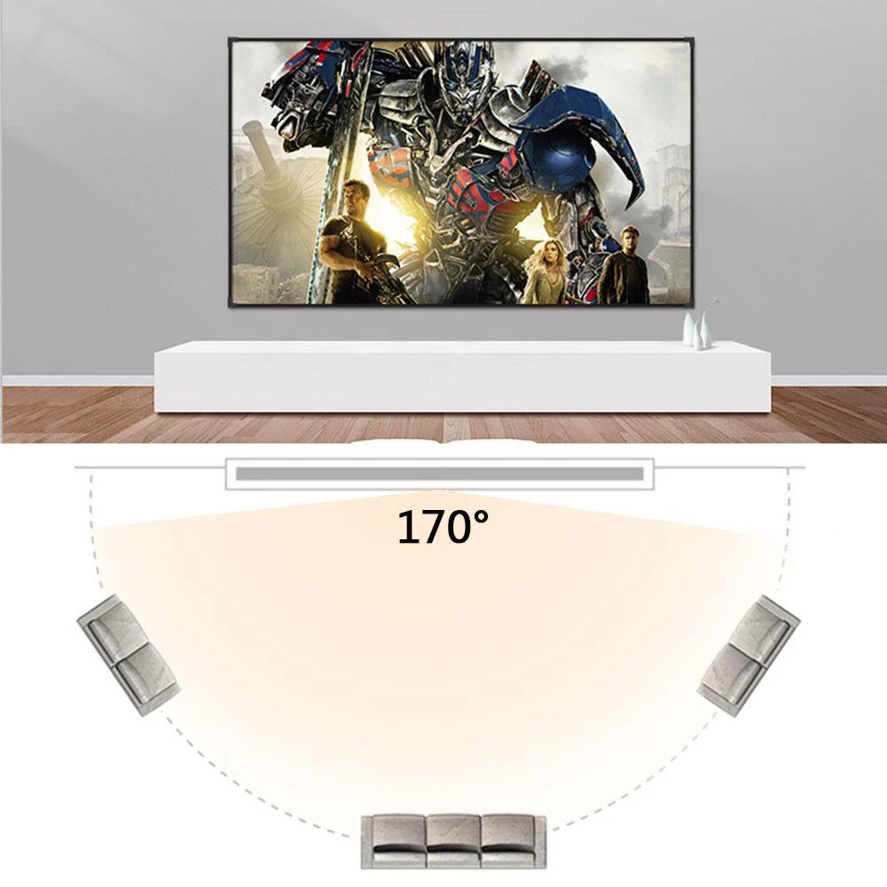 SALANGE PSB001 16:9 Matte White Portable Projector Screen