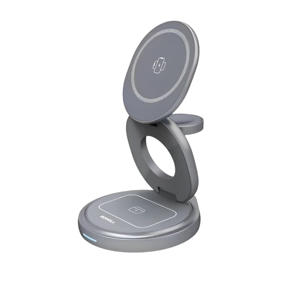 BONOLA 3in1 Foldable Wireless Charging Magnetic Stand