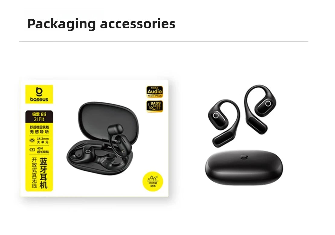 BASEUS Eli 2i Fit Bluetooth Wireless Open-Ear Headphones