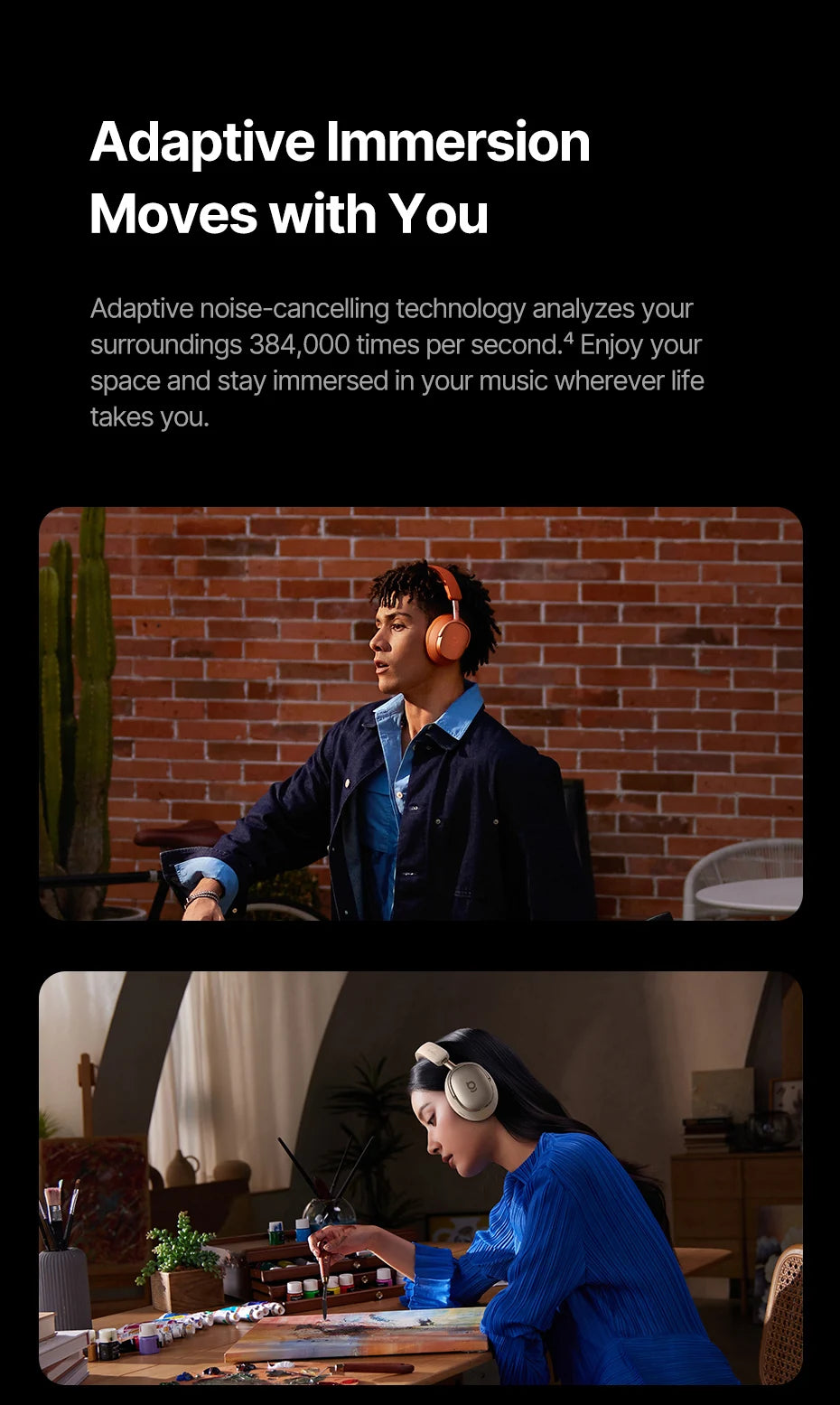 BASEUS Inspire XH1 Active Noise Cancelling Bluetooth Wireless Headphones