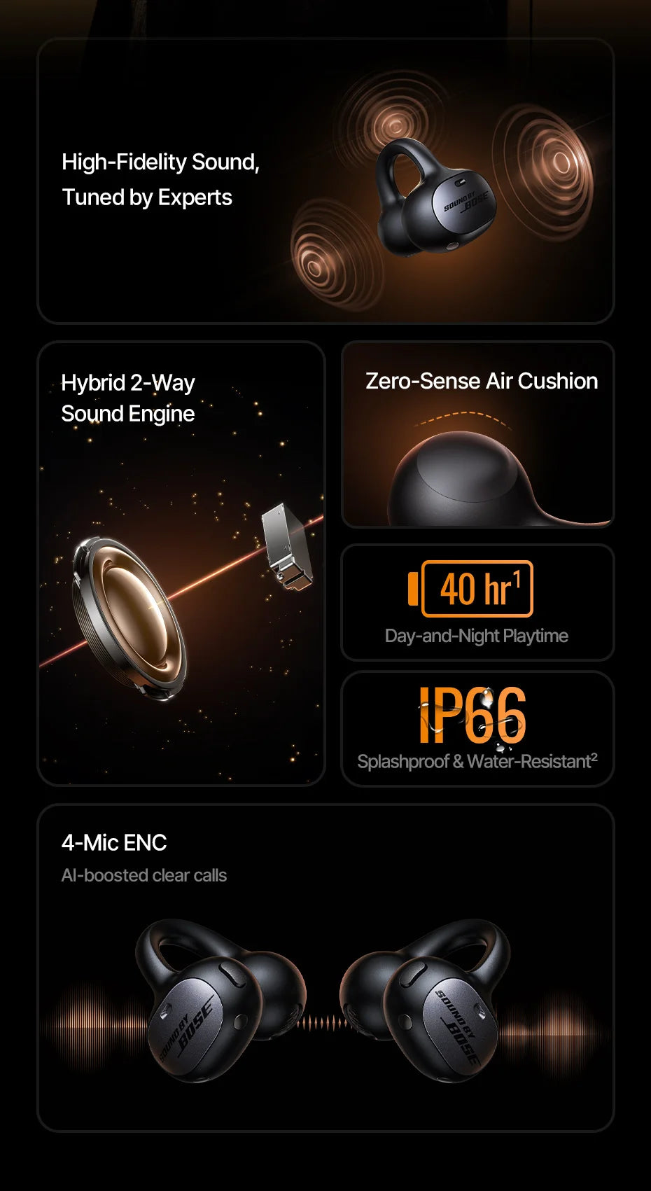 BASEUS Inspire XC1 Bluetooth Wireless Open Ear Headphones