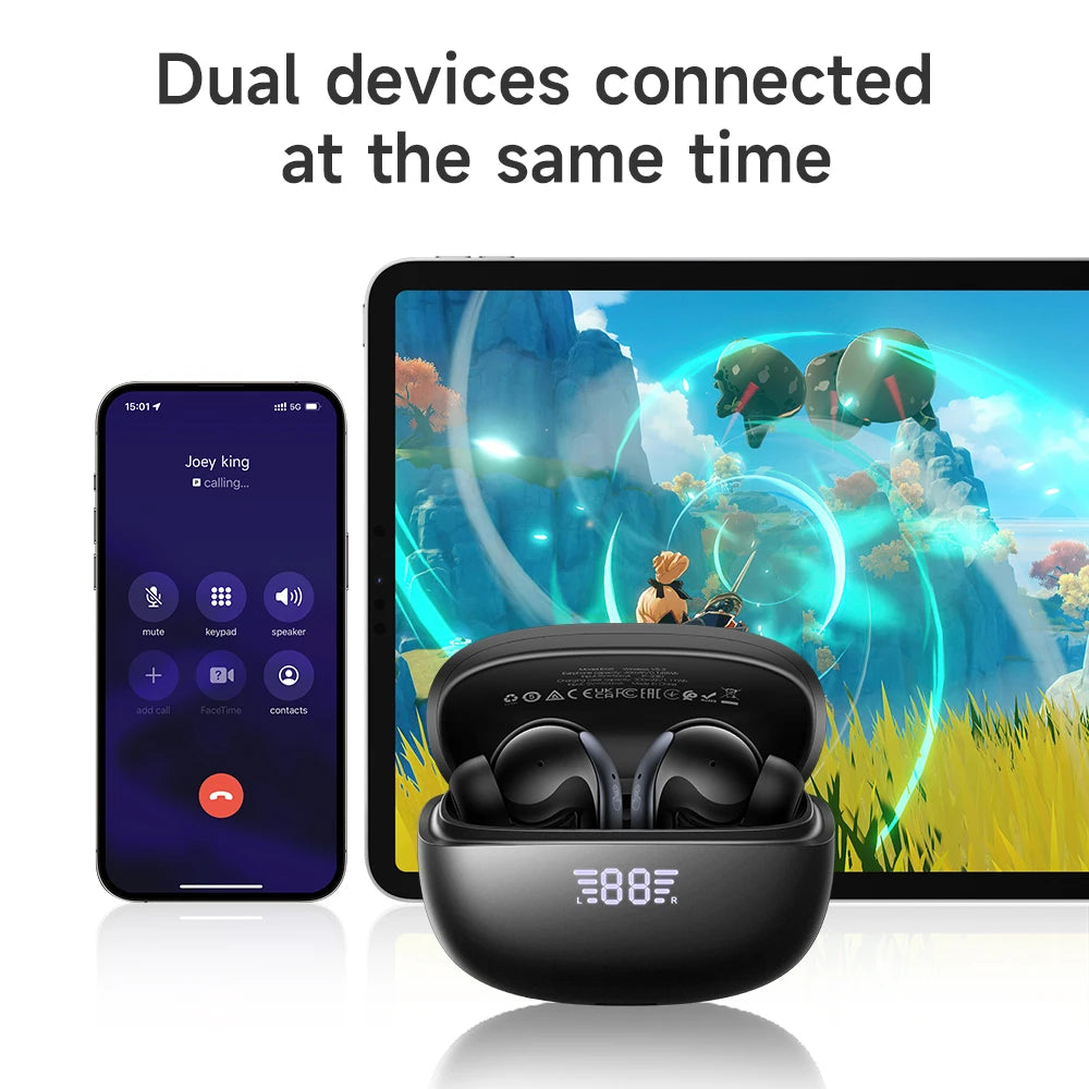 HOCO AirPods EQ5 Noise Cancelling Bluetooth Wireless Earbuds