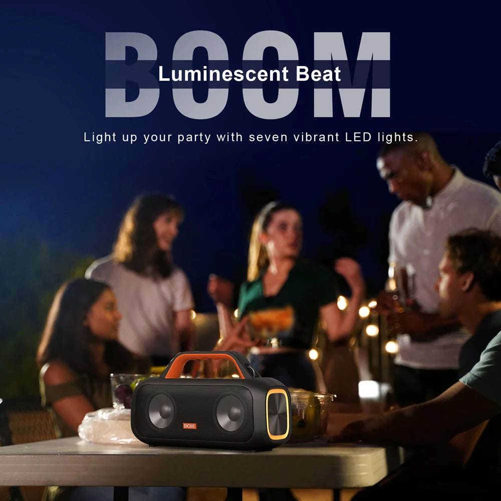 DOSS Extreme Boom S Portable Bluetooth Wireless Speaker