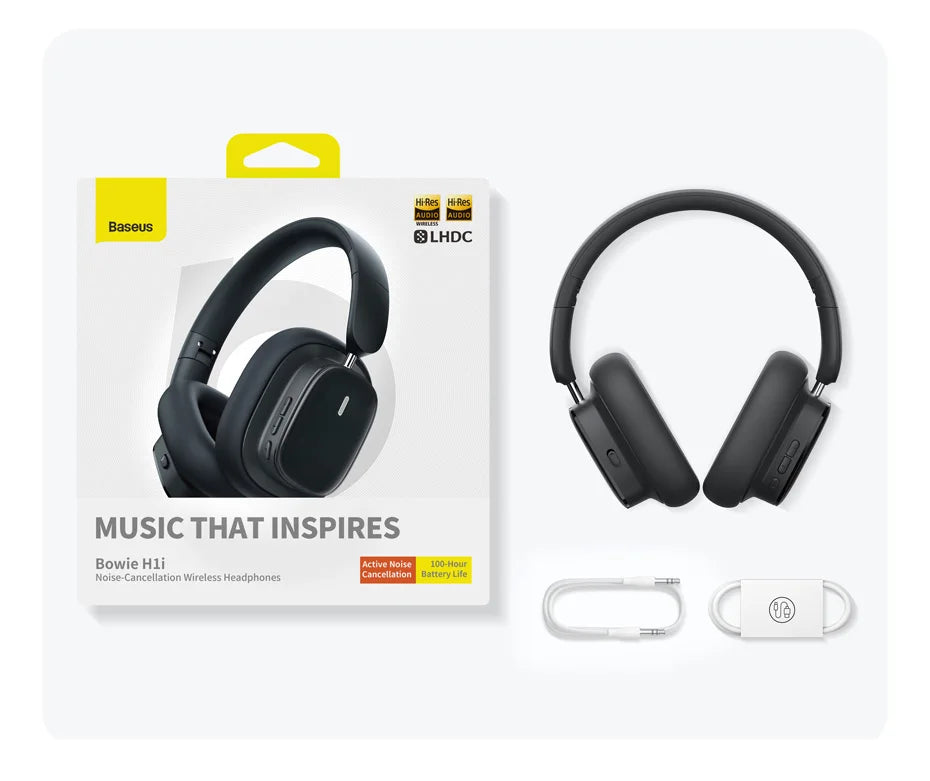 BASEUS Bowie H1i ANC Bluetooth Wireless Headphones