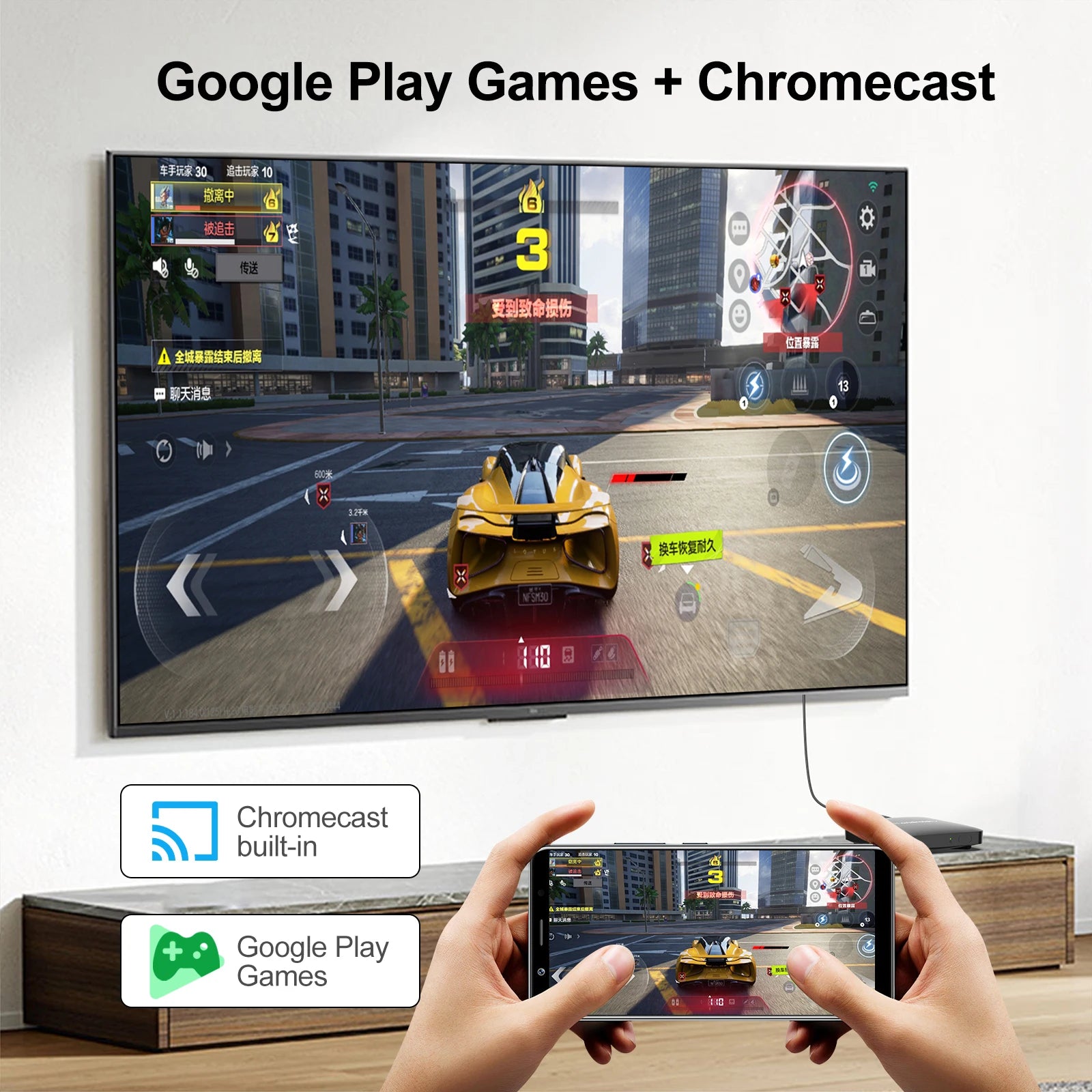 H96 Max 4K Android TV Box with Google Assistant