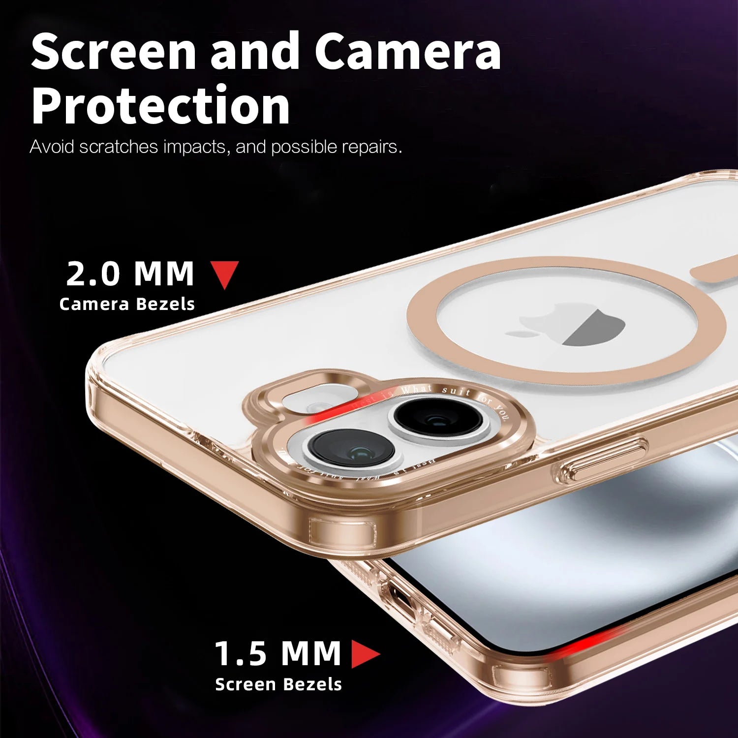 Translucent Magnetic Matte Case for Apple iPhone