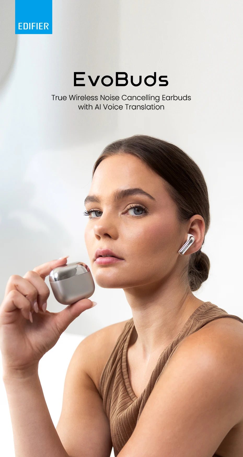 EDIFIER Evobuds Noise Cancelling Bluetooth Wireless Earphones