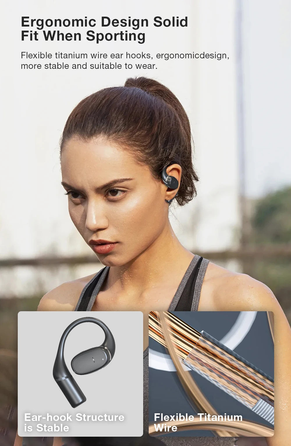 BLITZWOLF BW-V49 Bluetooth Wireless Open Ear Headphones