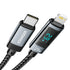 ESSAGER 29W Type-C to Lightning Fast Charging and Data Cable with Digital Display