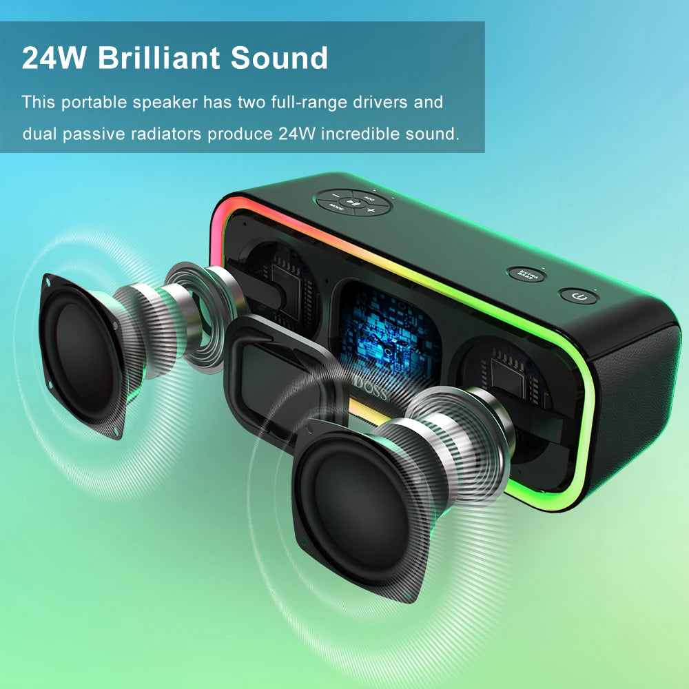 DOSS SoundBox Pro+ Portable Bluetooth Wireless Speaker