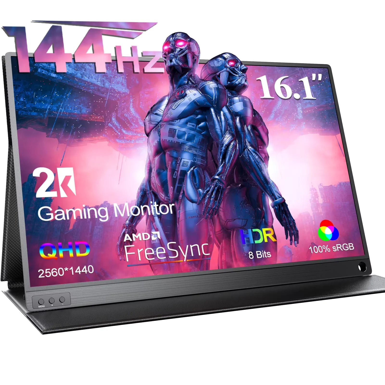 UPERFECT UGame J5 2K QHD 16.1" Portable Monitor with Integrated Stand