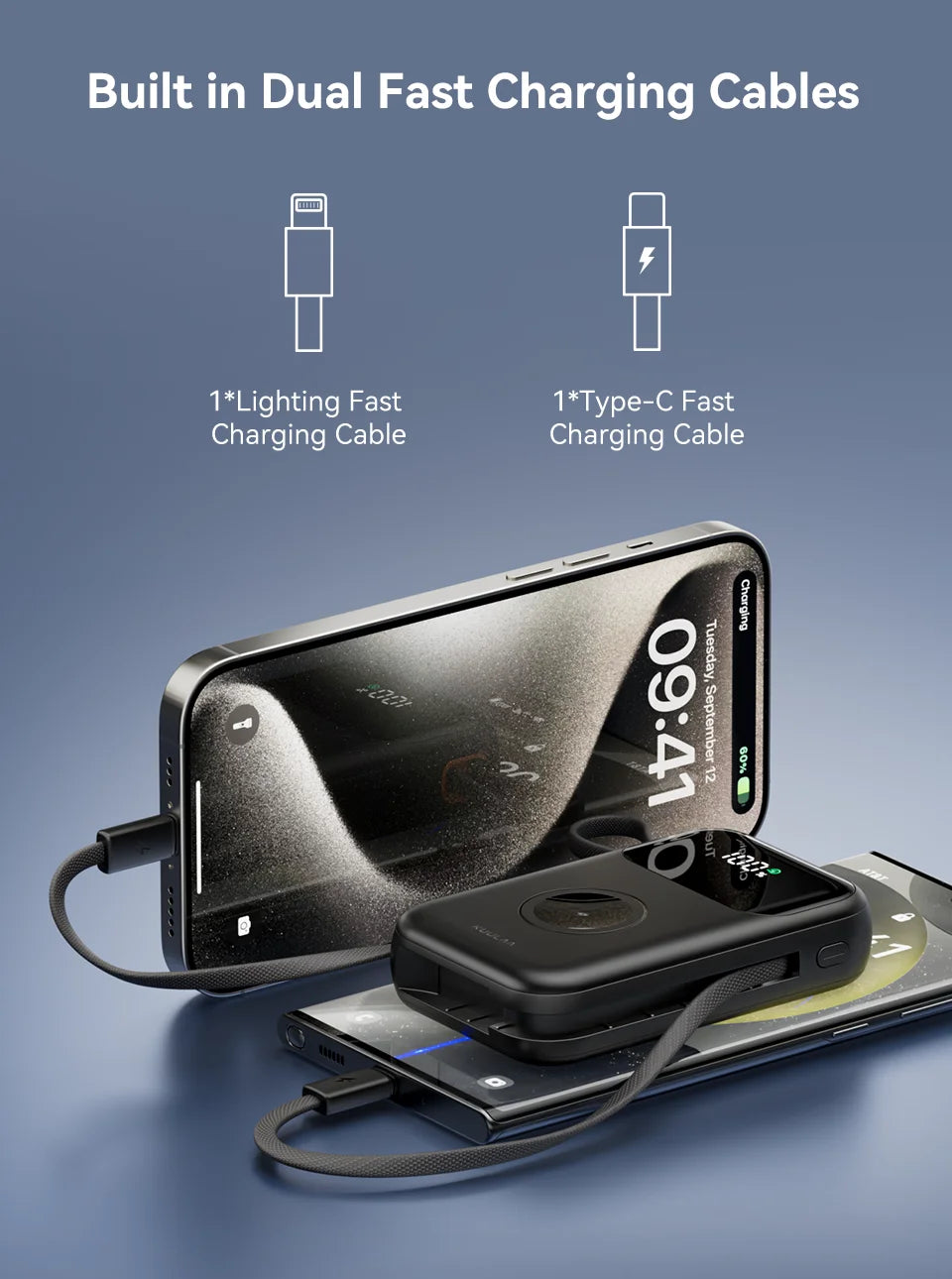 KUULAA 22.5W 10000mAh Portable Charger and Power Bank
