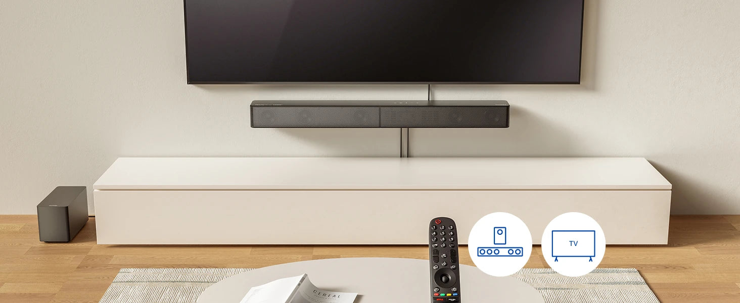 ULTIMEA Poseidon M60 Boom 5.1 340W Wireless Sound Bar with Dolby Atmos