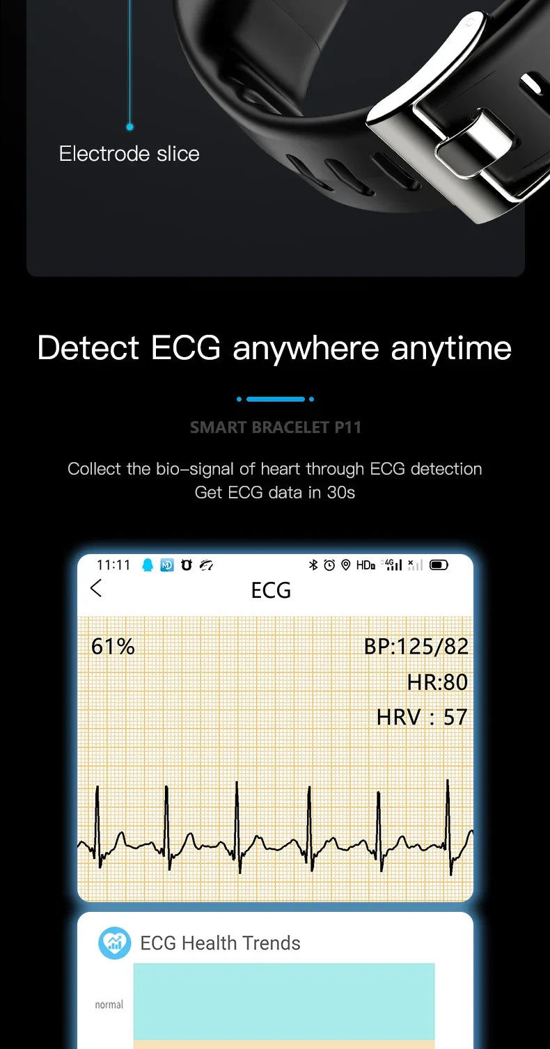 EFFEOKKI P11 Plus Smart Fitness Tracker