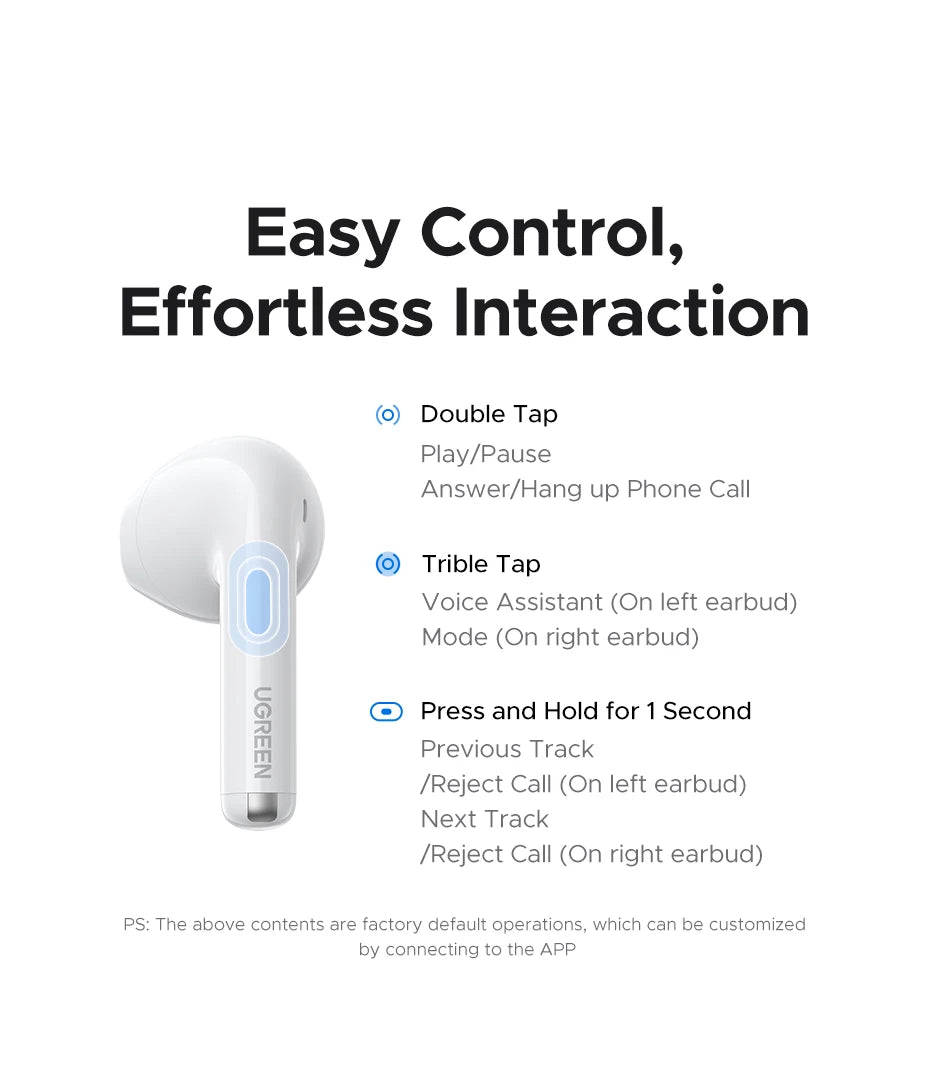 UGREEN LightBuds Bluetooth Wireless Earphones