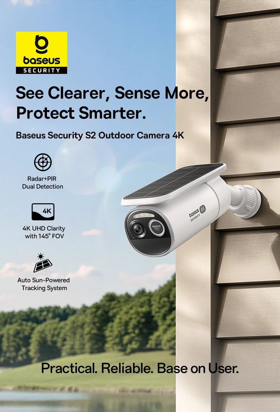 BASEUS Security S2 4K Smart Home Security Camera Kit
